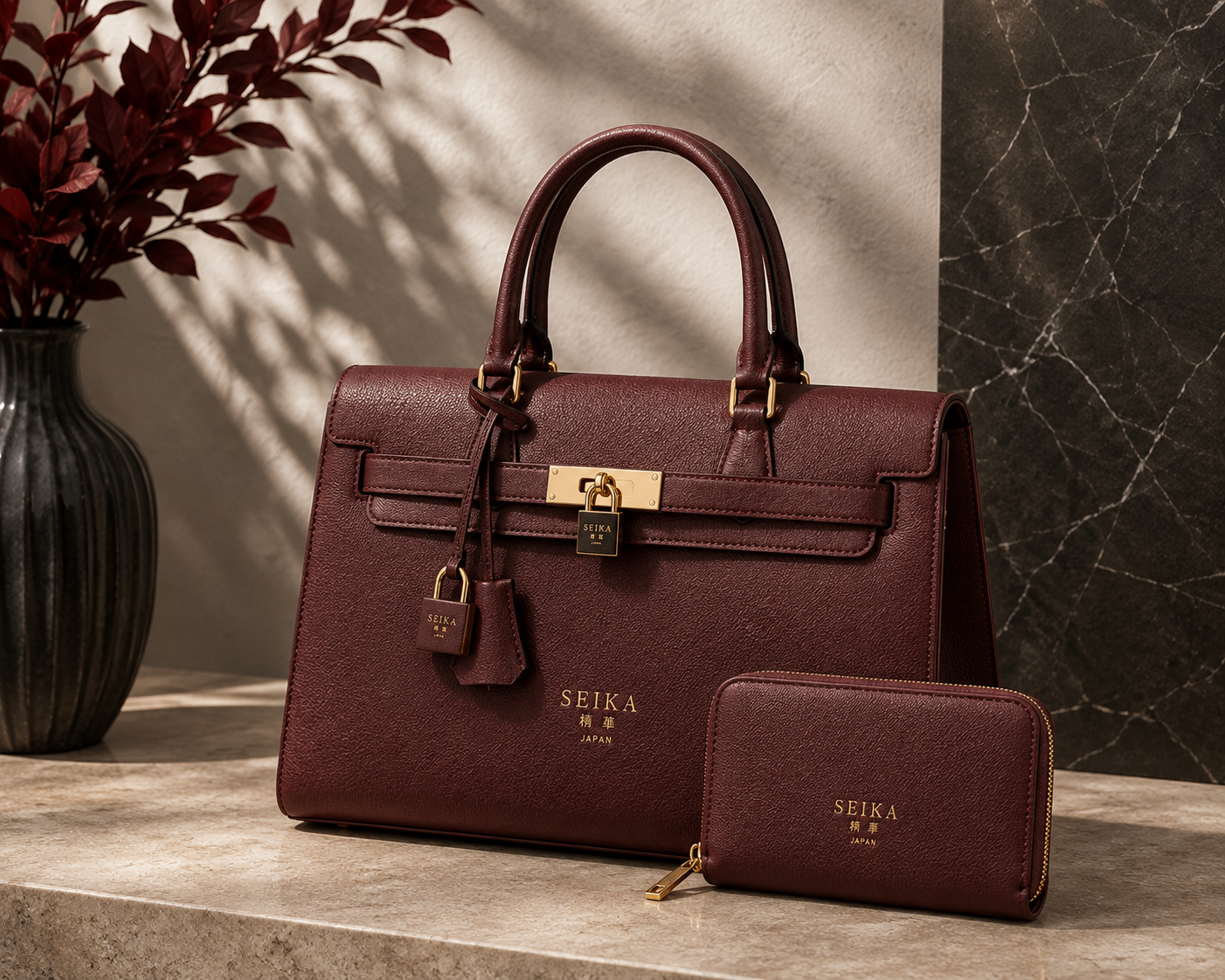Seika Leather Handbag
